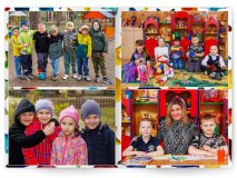 Выпускной альбом для детского садика 10 разворотов Москва Санкт-Петербург заказать выпускной альбом