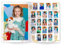 Выпускной альбом для детского сада 1 - 2 разворота Москва Санкт-Петербург заказать выпускной альбом